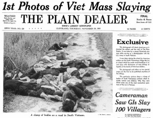 La masacre de My Lai, Vietnam del Sur por parte de Soldados Norte Americanos en 1968