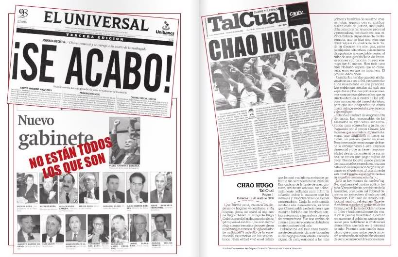 11 de abril de 2002, golpe de estado fachista en Venezuela
