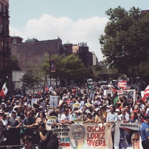 Thousands March in New York and Puerto Rico for Oscar López Rivera