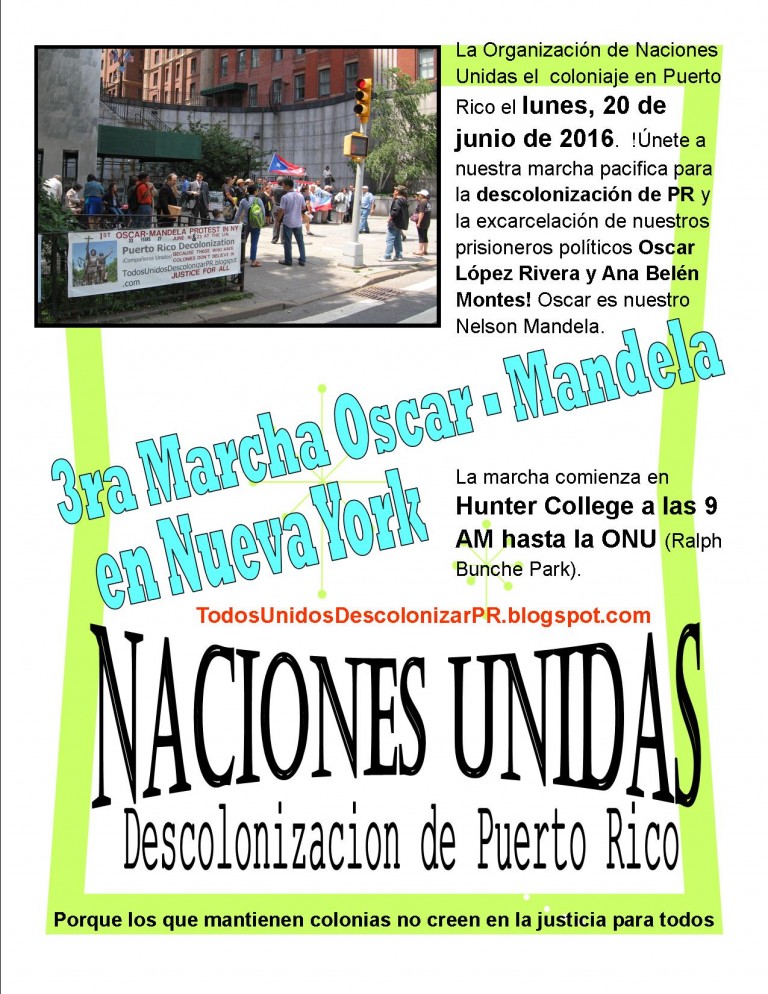 Caso PR ante el Comité de Descolonización 2016 / PR Case before the Decolonization Committee 2016