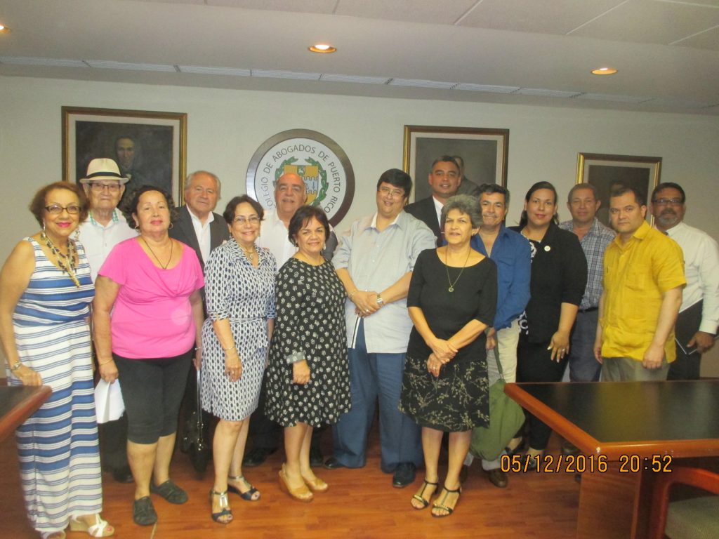 Reunion Delegados ONU, Colegio de Abogados por Edwin Chungo Molina