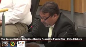 Intervención de Edgardo Román Espada ante el Comité de Descolonización de Puerto Rico