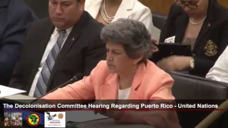 Intervención de Olga Sanabria Dávila ante el Comité de Descolonización de Puerto Rico