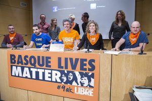 #BasqueLivesMatter Vascos protestan contra la represión y persecución política en España (Video)