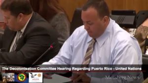 José Nieves Seise ante el Comité de Descolonización de Puerto Rico ONU