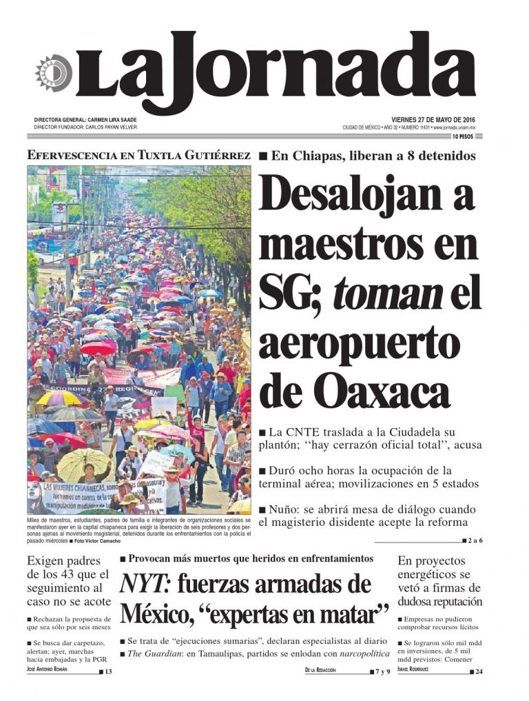 Entrevistas a Profesor Francisco Duran de Oaxaca y El Abogado Ignacio Mendoza defensor del Dr. Míreles