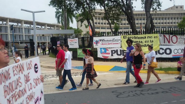 Protesta Tribunal de Estados Unidos en PR / Protest US courthouse in PR