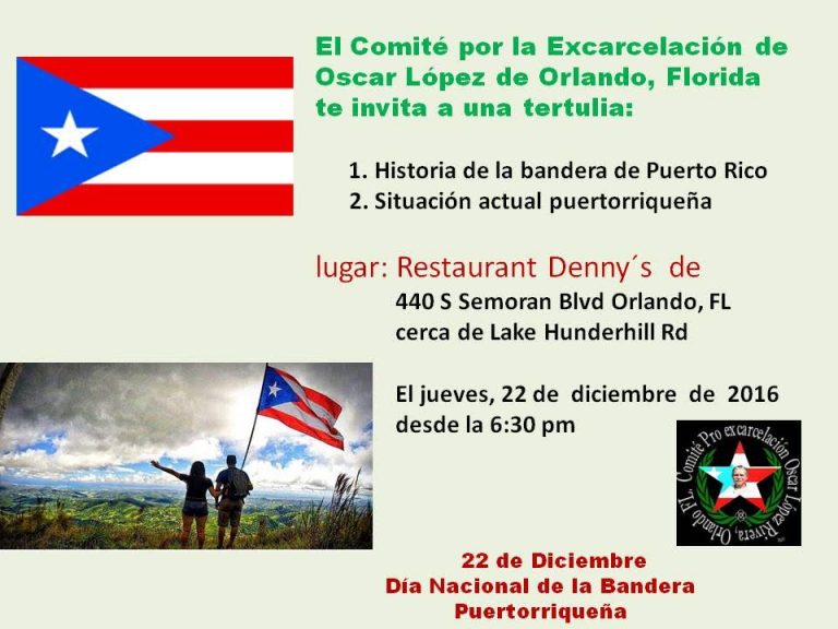 Celebración dia Nacional de la Bandera Puertorriqueña en Orlando, Florida