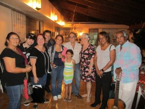 Rafael Baez nos canta Lagrimas Negras, en Cumpleaño a Chungo