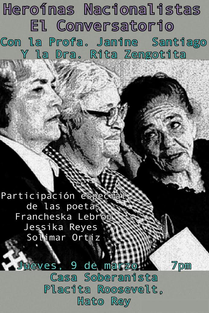 CIMARRONAS, NACIONALISTAS y HEROÍNAS