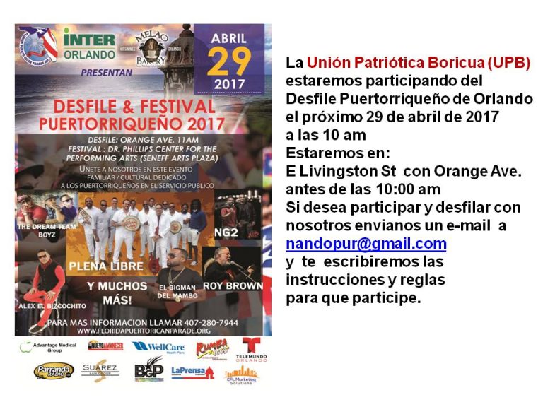 Desfile Puertorriqueño de Orlando, Florida…Libertad para Ana Belén Montes
