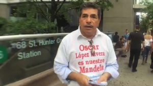 4th Oscar – Mandela Rally Hunter College NYC – UN Decolonization On Puerto Rico