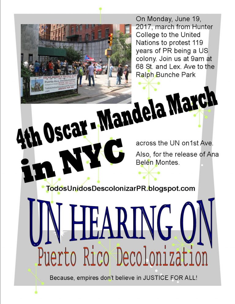 The 5th Oscar – Mandela March 2018 Committee