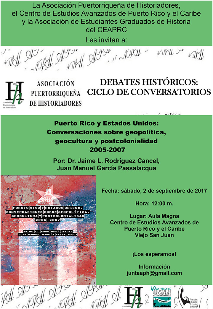 Charla: Conversaciones sobre la relación colonial de PR