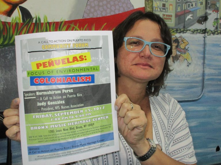 Interview to Norma Perez on Storm Irma and the health Hazard of Ashes in Peñuelas,