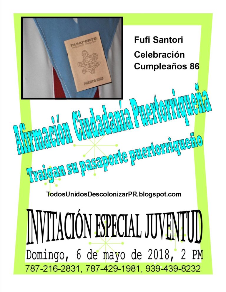 Orgullo Boricua Fufi Santori