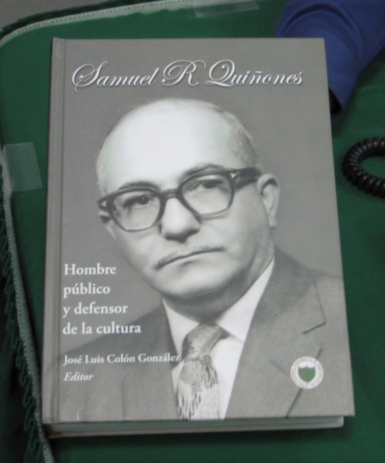 Presentación del libro Samuel R. Quiñones