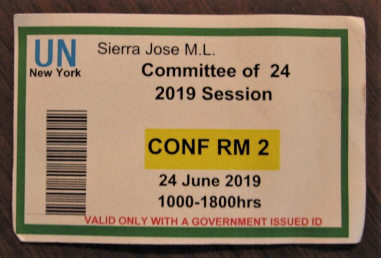 Mi petición a la ONU / My petition to the UN