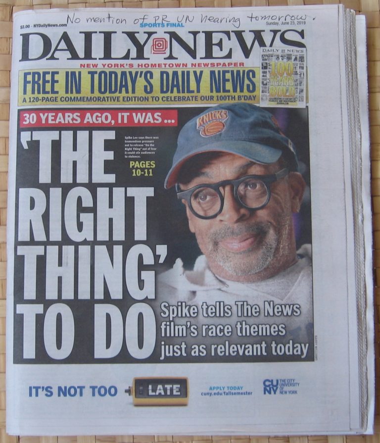 US decides what is news