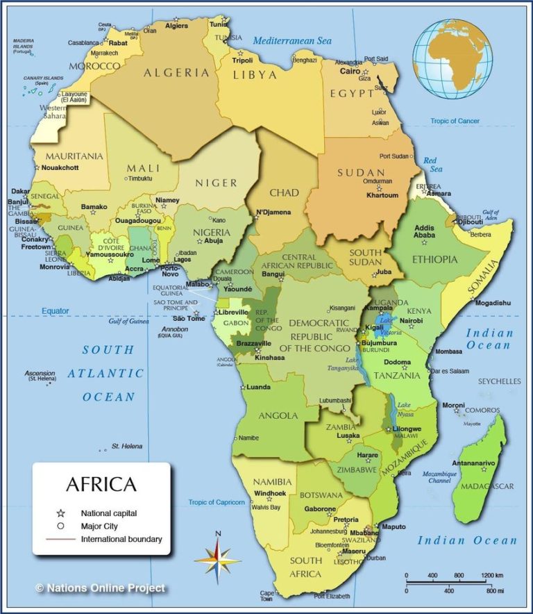 African countries outside of Africa