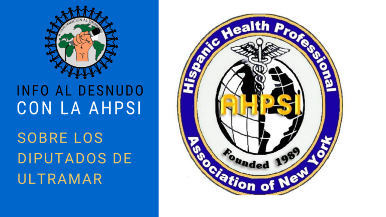 Info al Desnudo con la AHPSI sobre los Diputados de Ultramar de República Dominicana