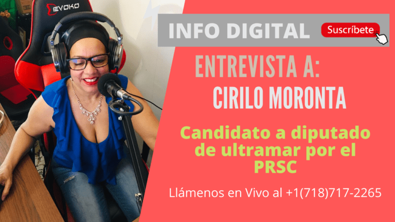 Entrevista a Cirilo Moronta, candidato a diputado de ultramar por el PRSC