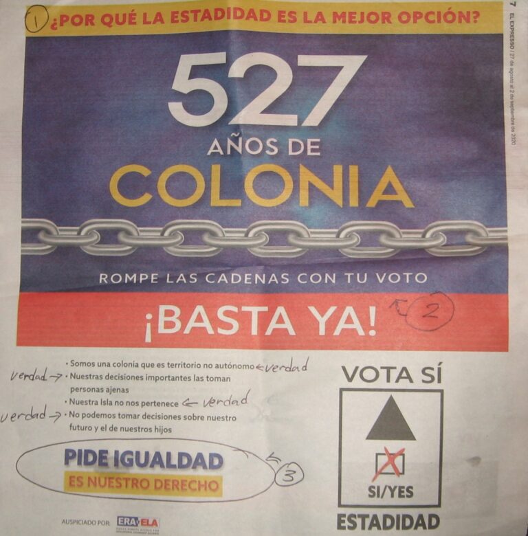 La igualdad boricua con estadounidense