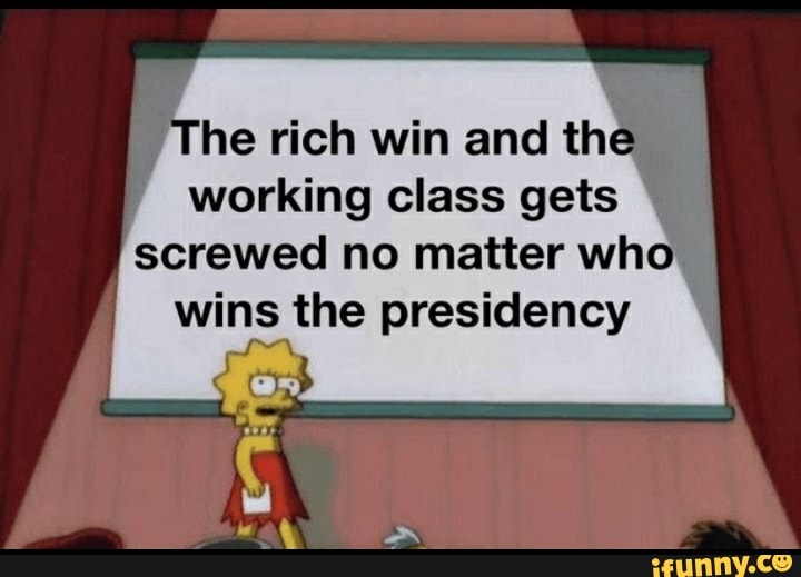 The 1% wins with either red or blue