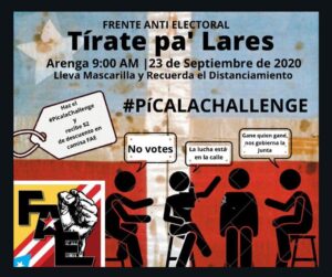 Corta tu tarjeta electoral en Lares