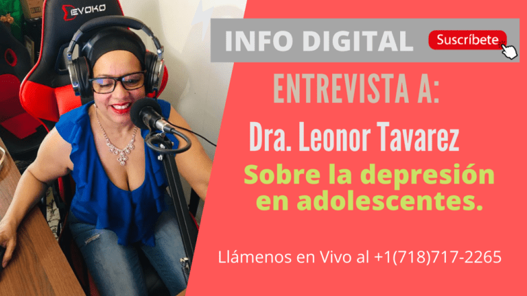 Entrevista a Dra. Leonor Tavarez sobre la depresión en adolescentes