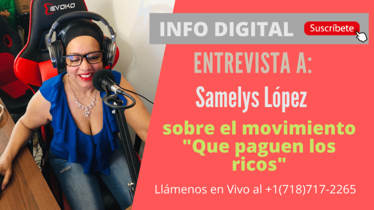 Entrevista a Samelys López sobre el movimiento «Que paguen los ricos»