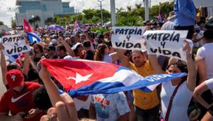 Protesta EEUU por los cubanos