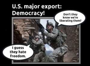 Is democracy what US spreads?