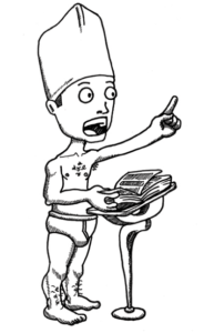 Biden predicando en calzoncillos