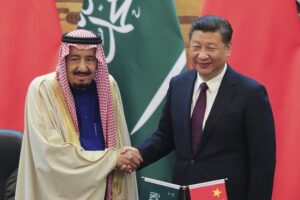 Saudis perhaps not requiring $ for their oil