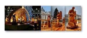 Pesebre de madera de Sutrio en el Vaticano: la belleza de la austeridad