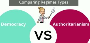 What “democracy” vs authoritarianism?