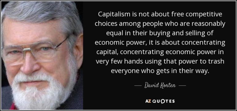 Is capitalism the people’s choice?