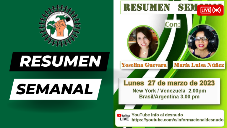 Resumen semanal de noticias con Yoselina Guevara y Maria Luisa Nunez, oct 21,2024