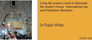 Israel and Palestine have no dispute