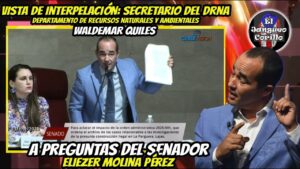 Secretario de Recursos Naturales vs Eliezer Molina…