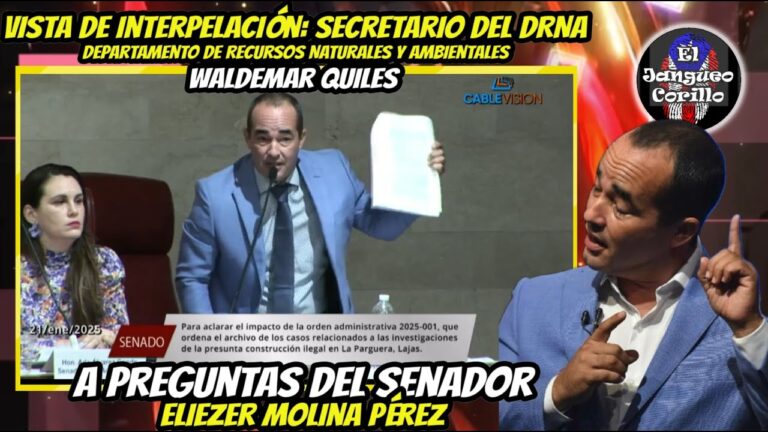 Secretario de Recursos Naturales vs Eliezer Molina…