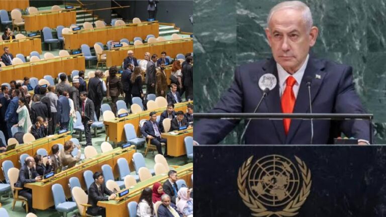 Delegaciones se retiran antes del inicio del discurso de Netanyahu en la ONU