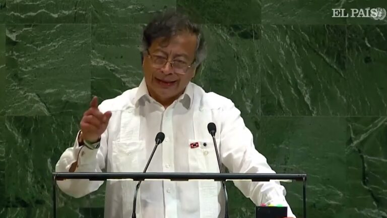 GUSTAVO PETRO propone una fuerza especial para detener el genocidio en PALESTINA