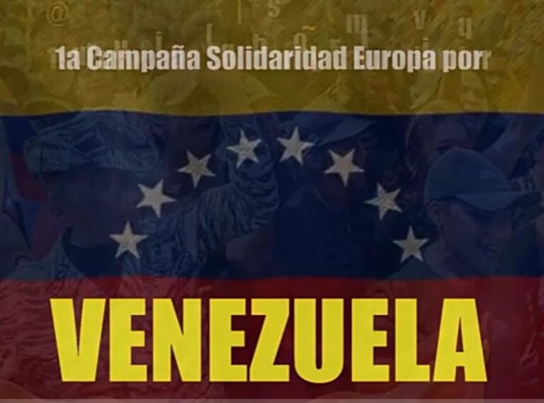 1a Campaña de solidaridad Europa por Venezuela. Videos en Español, Portugués, Árabe, Italiano
