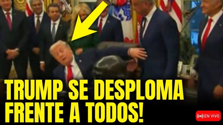 TRUMP SE DESVANECE EN PÚBLICO! MIENTRAS SU JUICIO POLÍTICO SE ACERCA…