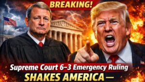 Supreme Court 6–3 Emergency Ruling Shakes the Nation — A Sudden Change Affecting Millions…