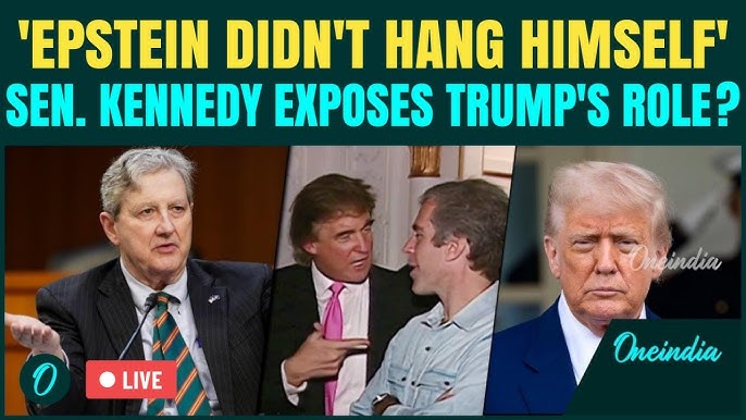 Trump’s Role In Epstein Death? Sen. Kennedy EXPOSES Shady Death Of Epstein After New Files Release…