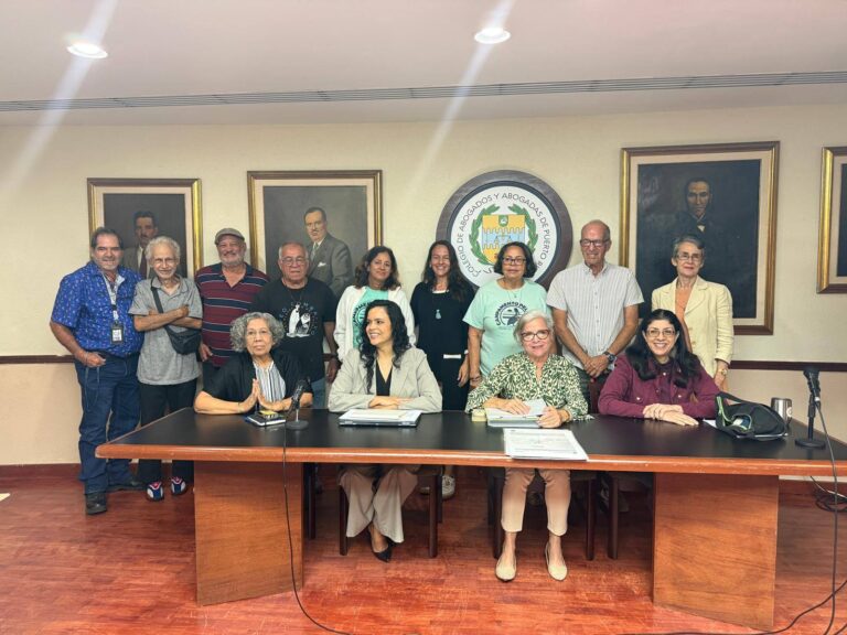 Conferencia de Prensa en el Colegio de Abogados sobre el Campamento Pelícano y Salvaguadilla