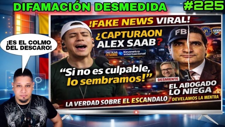 ¿CAPTURARON A ALEX SAAB? La “FAKE NEWS” y el DESMENTIDO del abogado